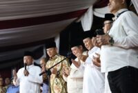 Prabowo Subianto saat konferensi pers di Kertanegara IV Setelah resmi diumumkan Komisi Pemilihan Umum (KPU) sebagai presiden RI terpilih, (Dok. Tim Media Prabowo Subianto)

